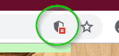 Chrome Unsecure Icon